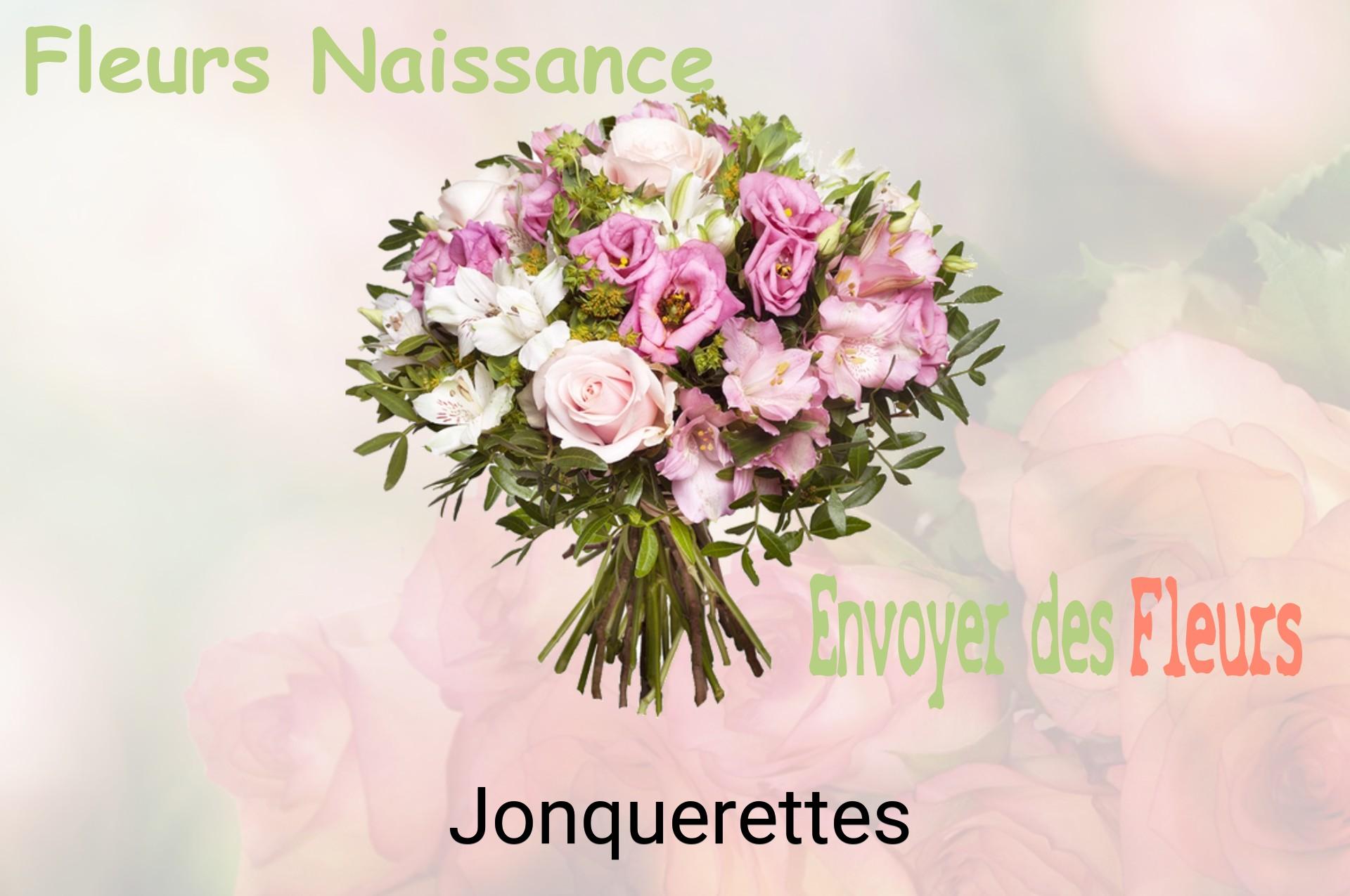 Bouquet de fleurs de naissance livré à Jonquerettes